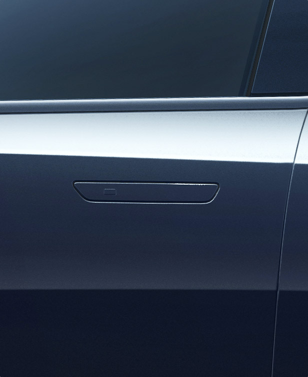 Hidden door handle